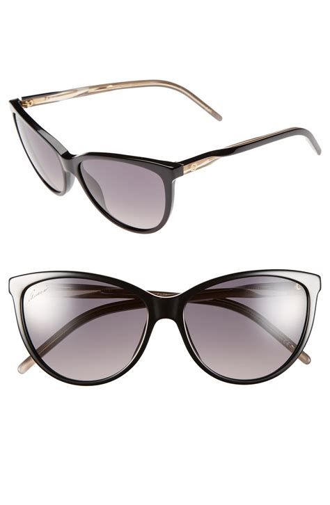 gucci green cat eye sunglasses|58mm cat eye sunglasses gucci.